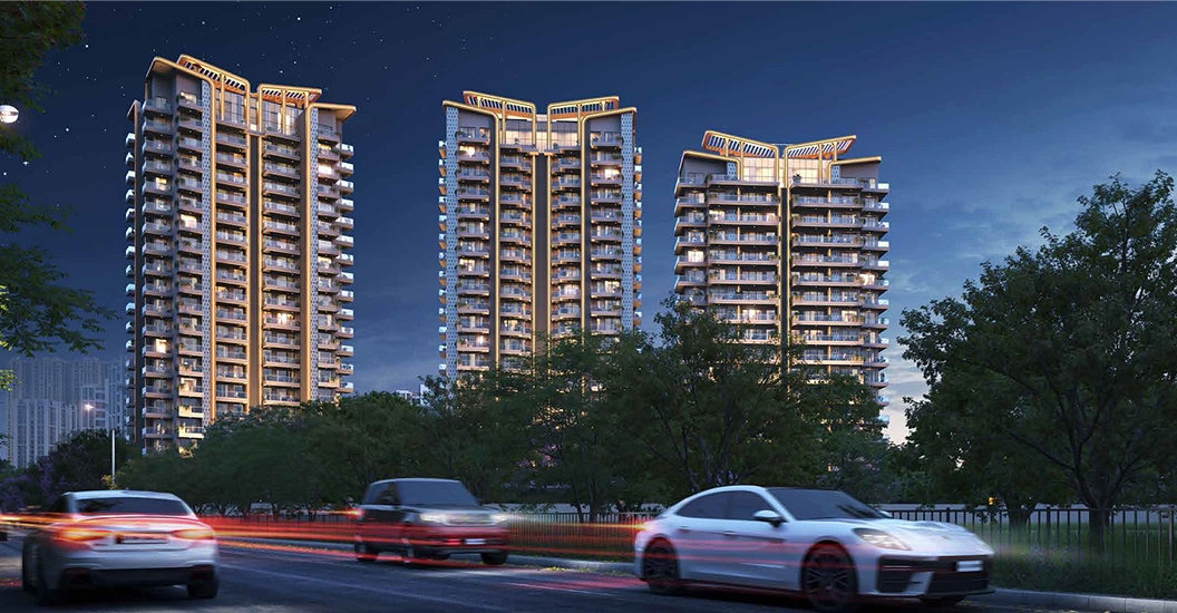 NorthWind Sanctuary towers at night